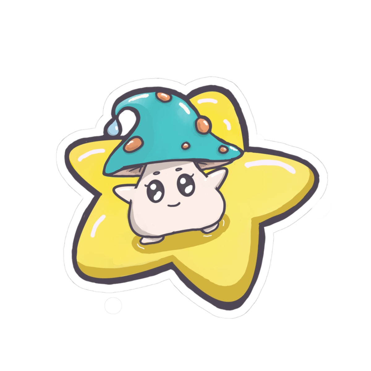 Mushi Mushroom vinyl Decal