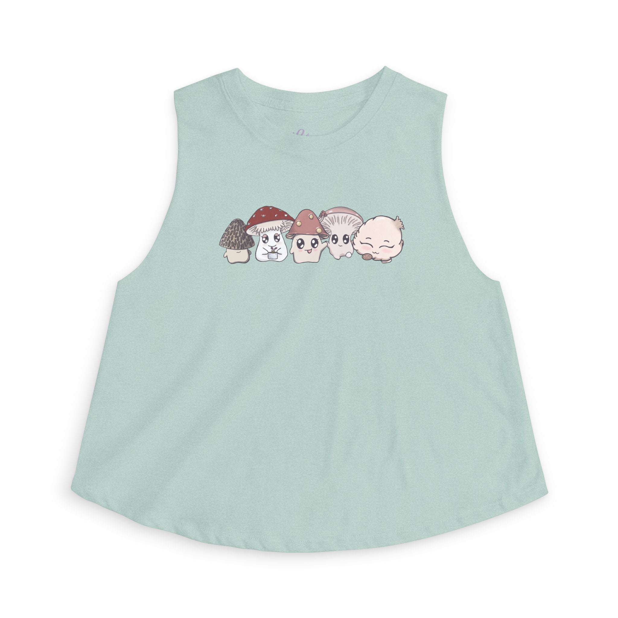 Hanging with My Shroomies Graphic Crop Tank