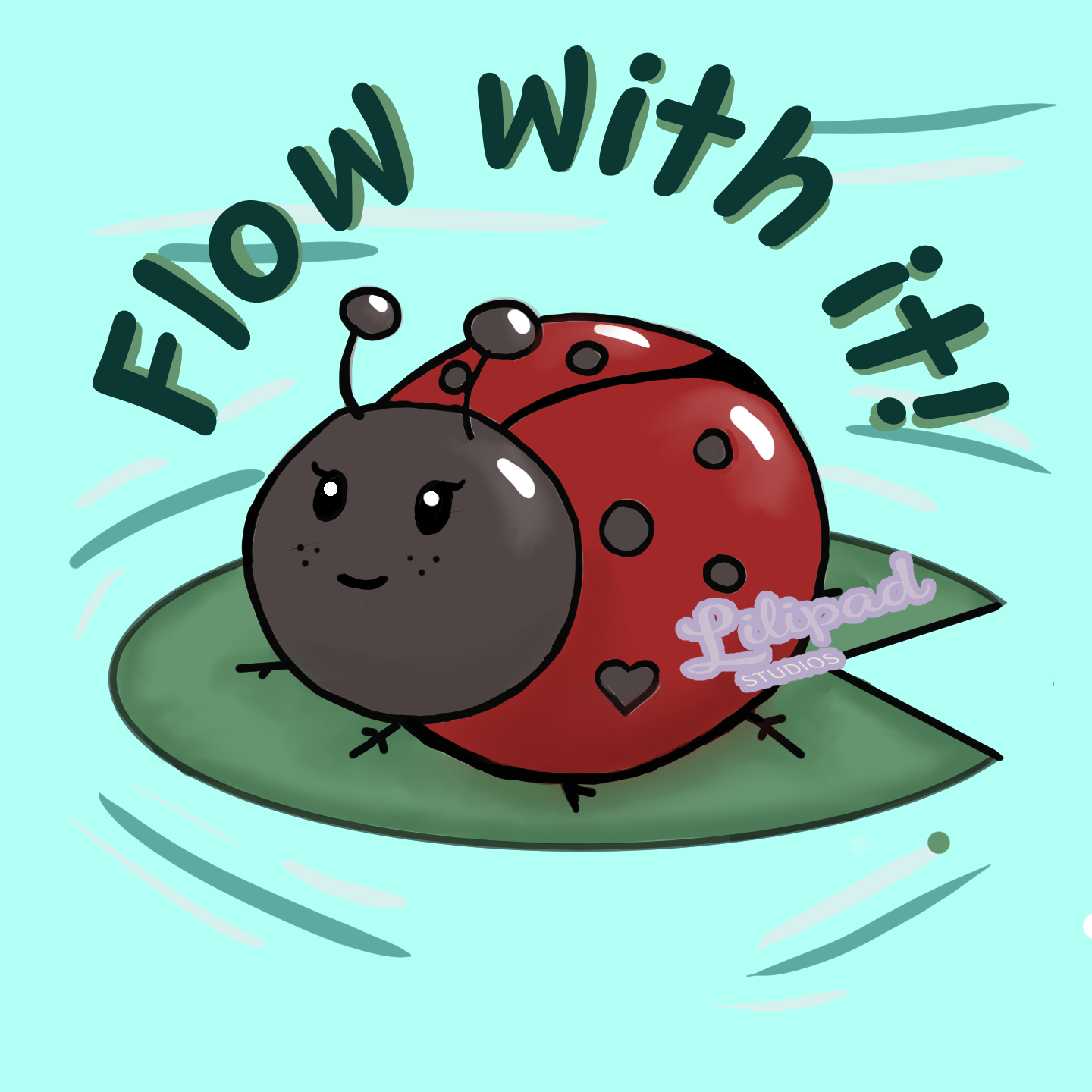 Lady B's "Flow with it" Vinyl Decal